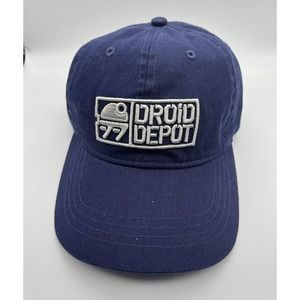 Disney Parks Star Wars Galaxy Edge Droid Depot Adjustable Navy hat NEW